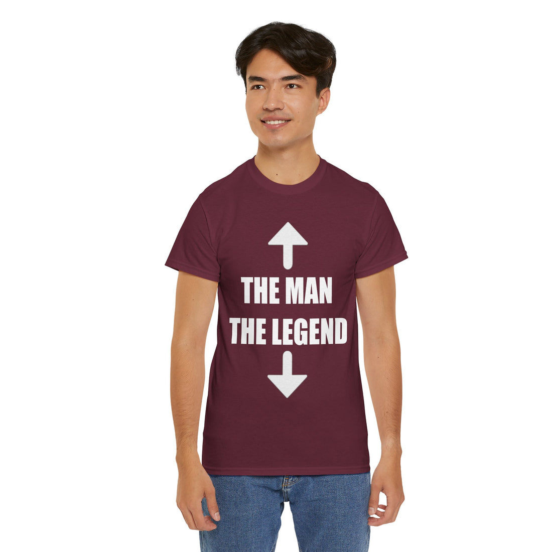 The Man The Legend Unisex Heavy Cotton Tee