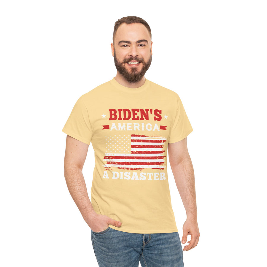 Biden's America A Disaster Unisex Heavy Cotton Tee