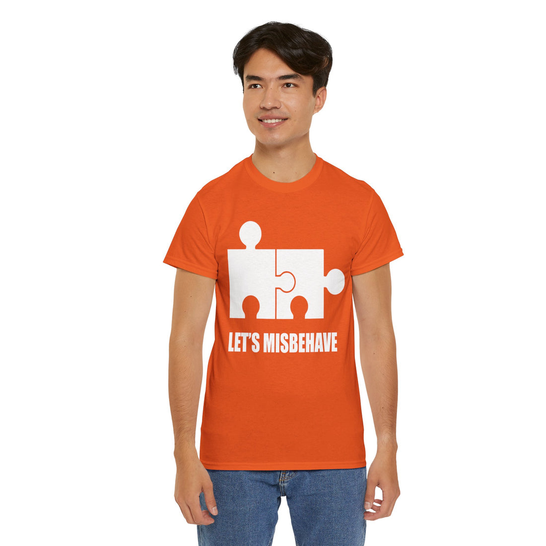 Let's Misbehave Unisex Heavy Cotton Tee