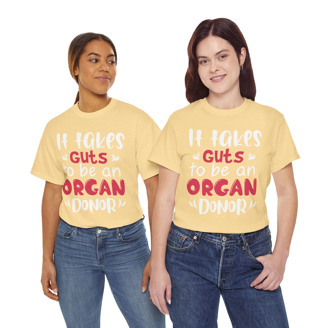 It Take Guts To Be An Organ Donor Unisex Heavy Cotton Tee