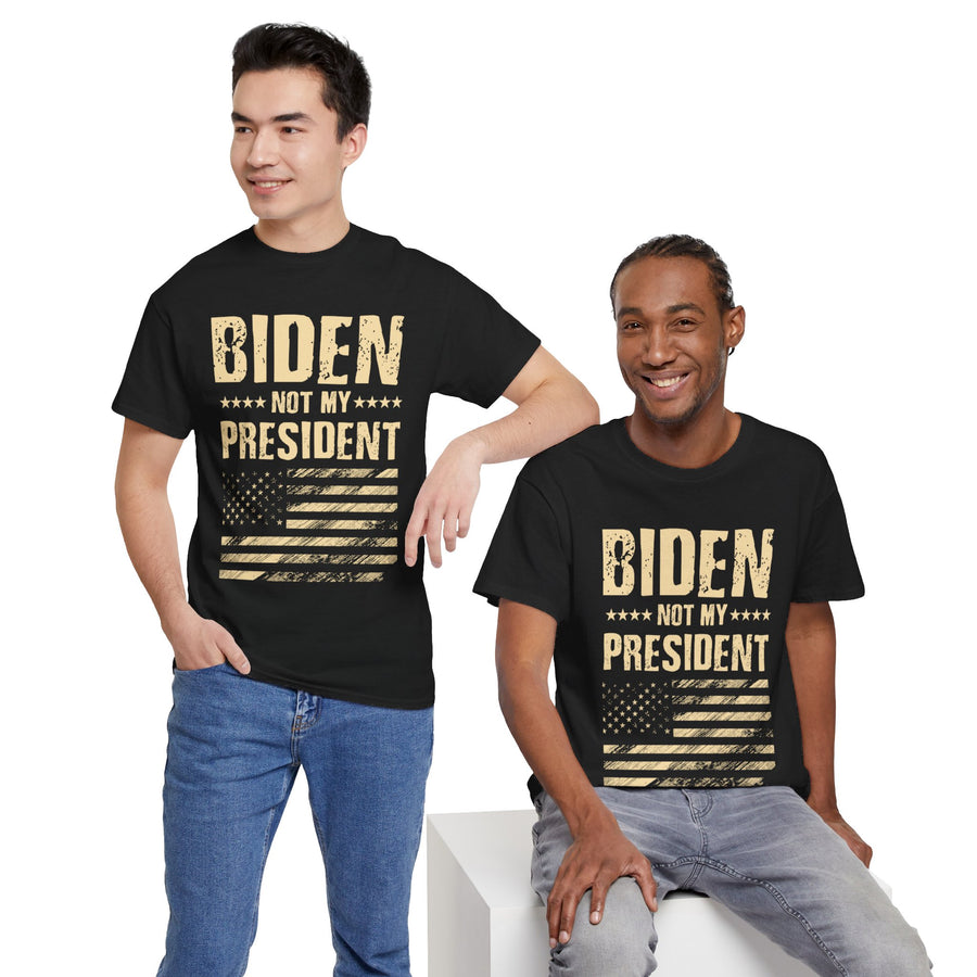 Biden Not My President Unisex Heavy Cotton Tee