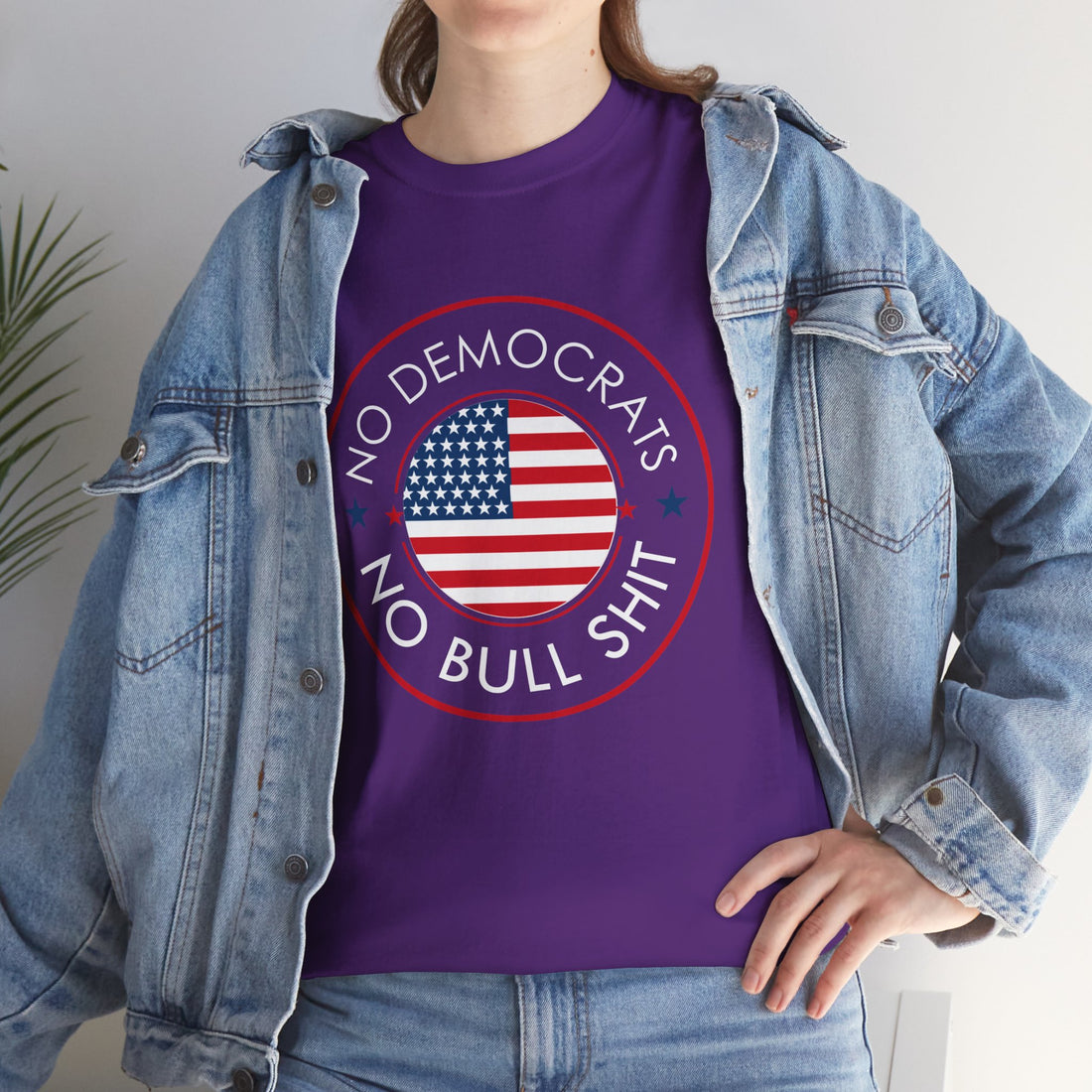 No Democrats No Bullshit Unisex Heavy Cotton Tee