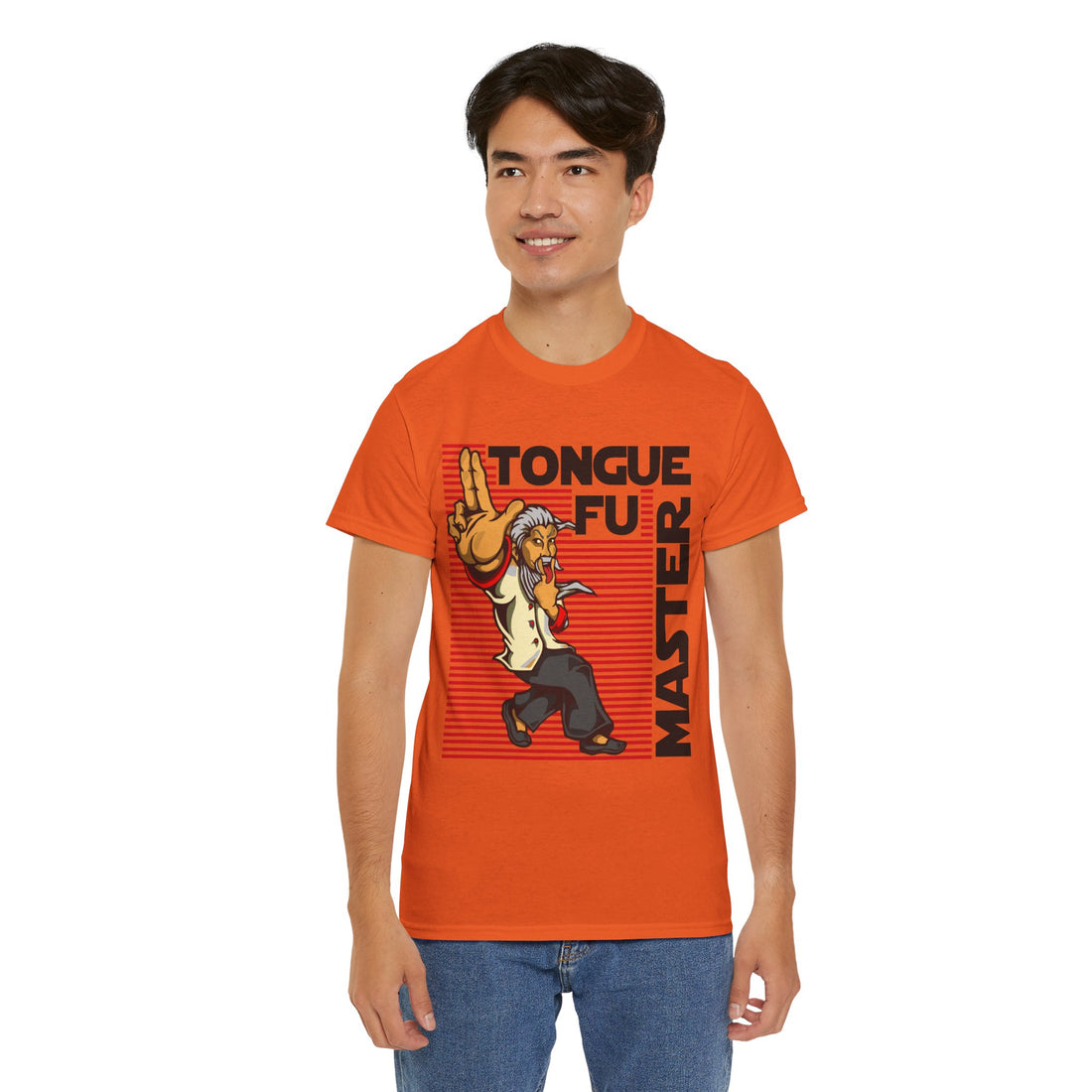 Tongue Fu Master Unisex Heavy Cotton Tee