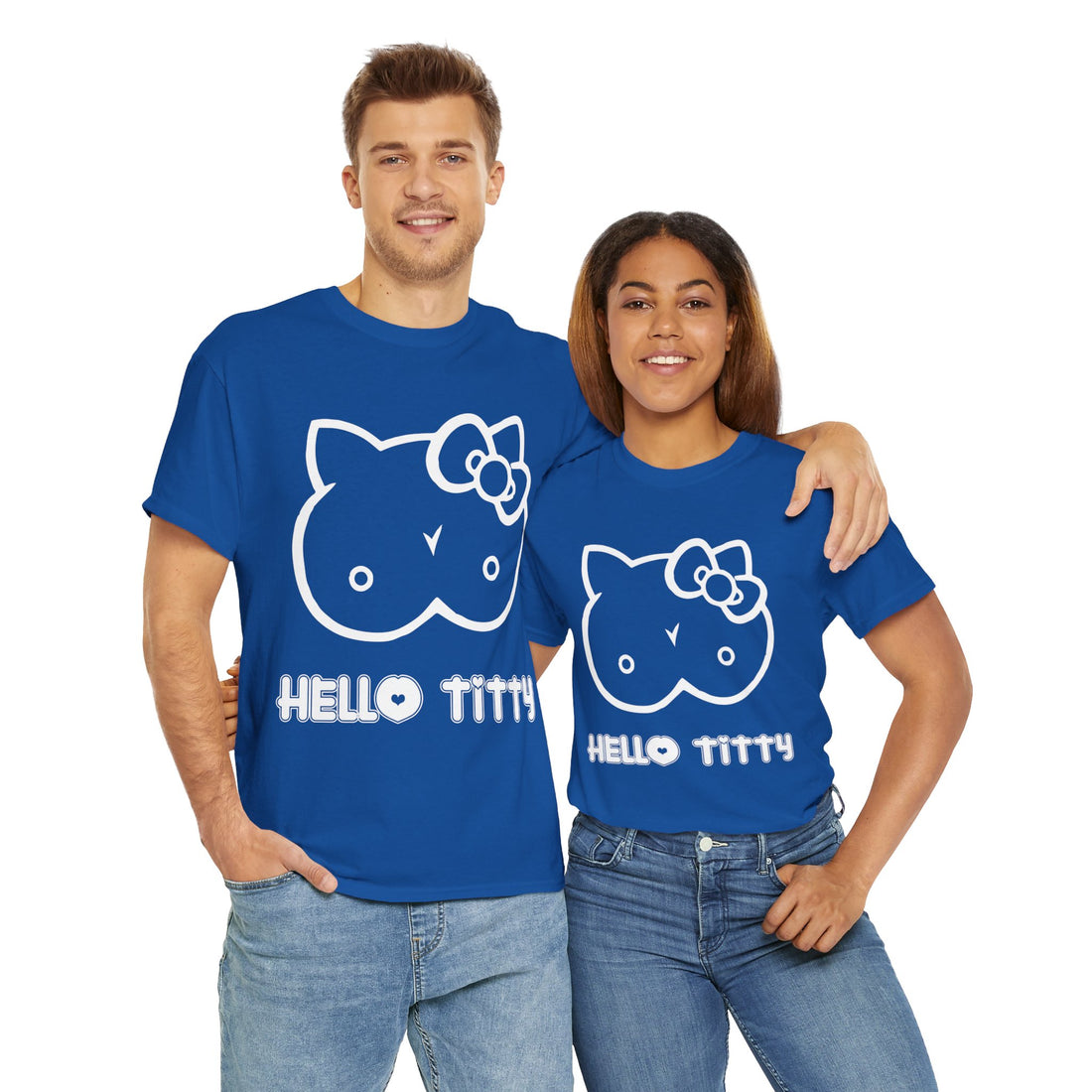 Hello Titty Unisex Heavy Cotton Tee