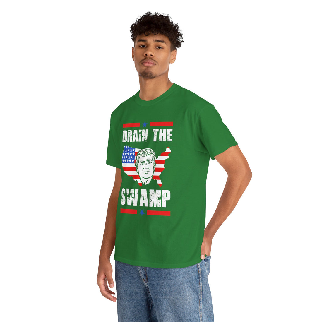 Drain The Swamp Unisex Heavy Cotton Tee