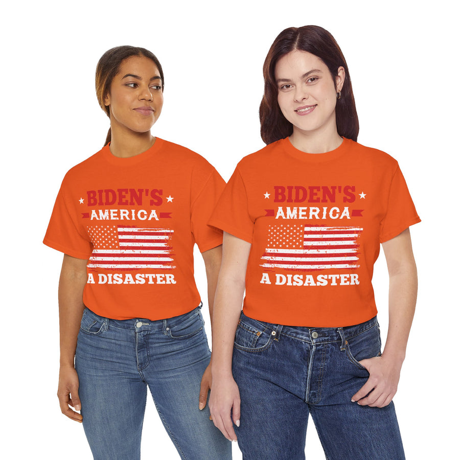 Biden's America A Disaster Unisex Heavy Cotton Tee