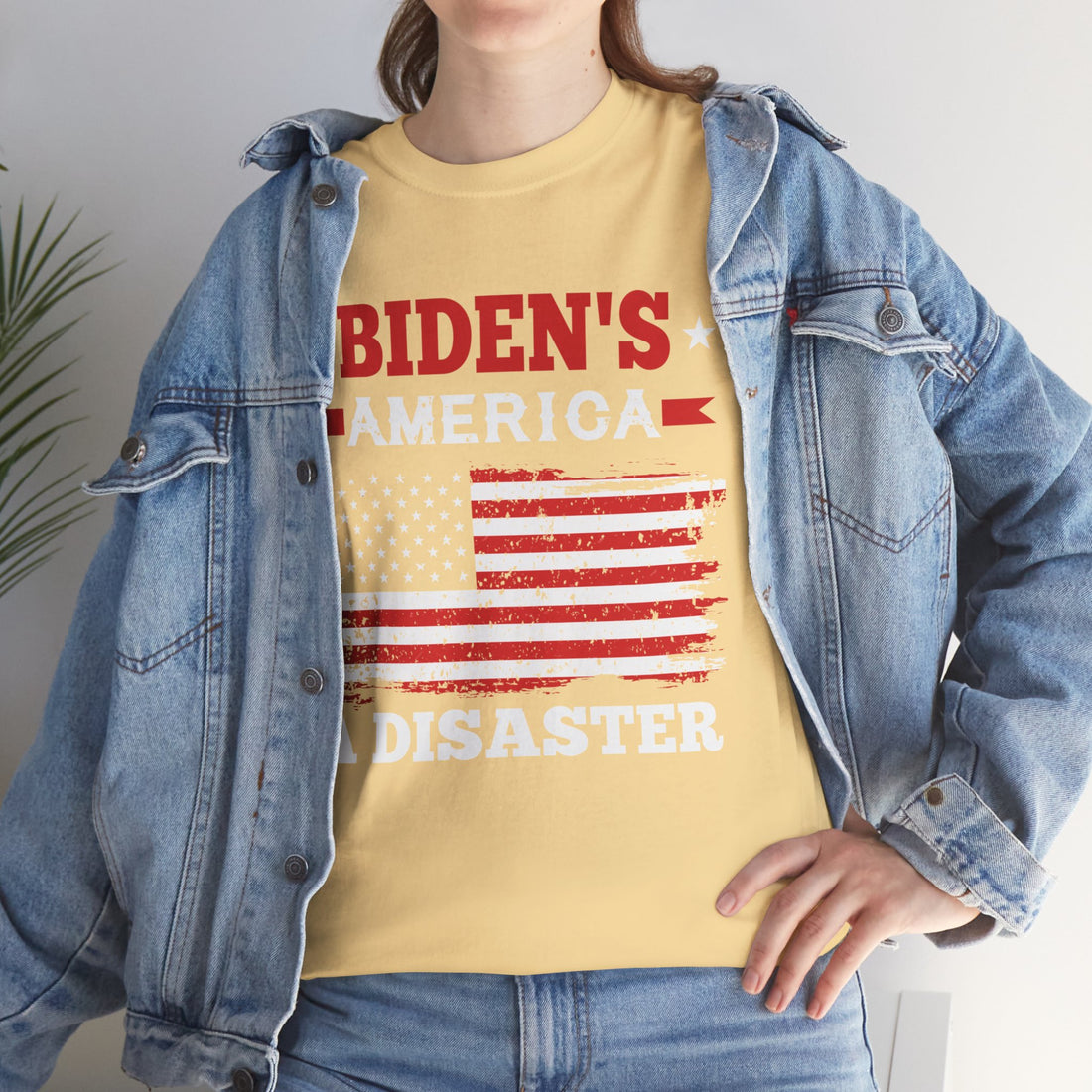 Biden's America A Disaster Unisex Heavy Cotton Tee