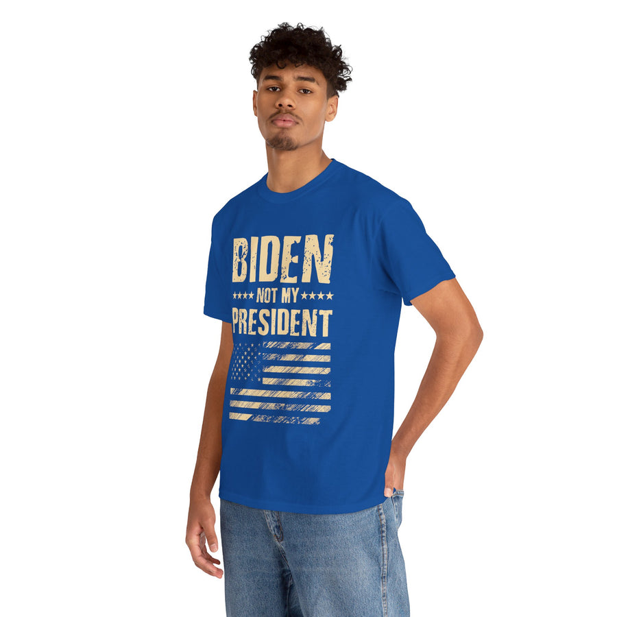 Biden Not My President Unisex Heavy Cotton Tee