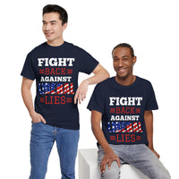 Fight Back Against Liberal Lies Unisex Heavy Cotton Tee