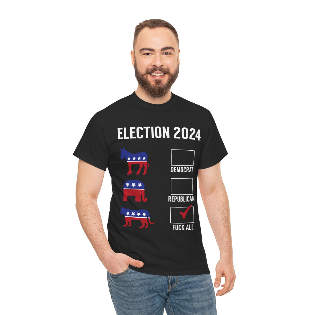 Election 2024 Unisex Heavy Cotton Tee