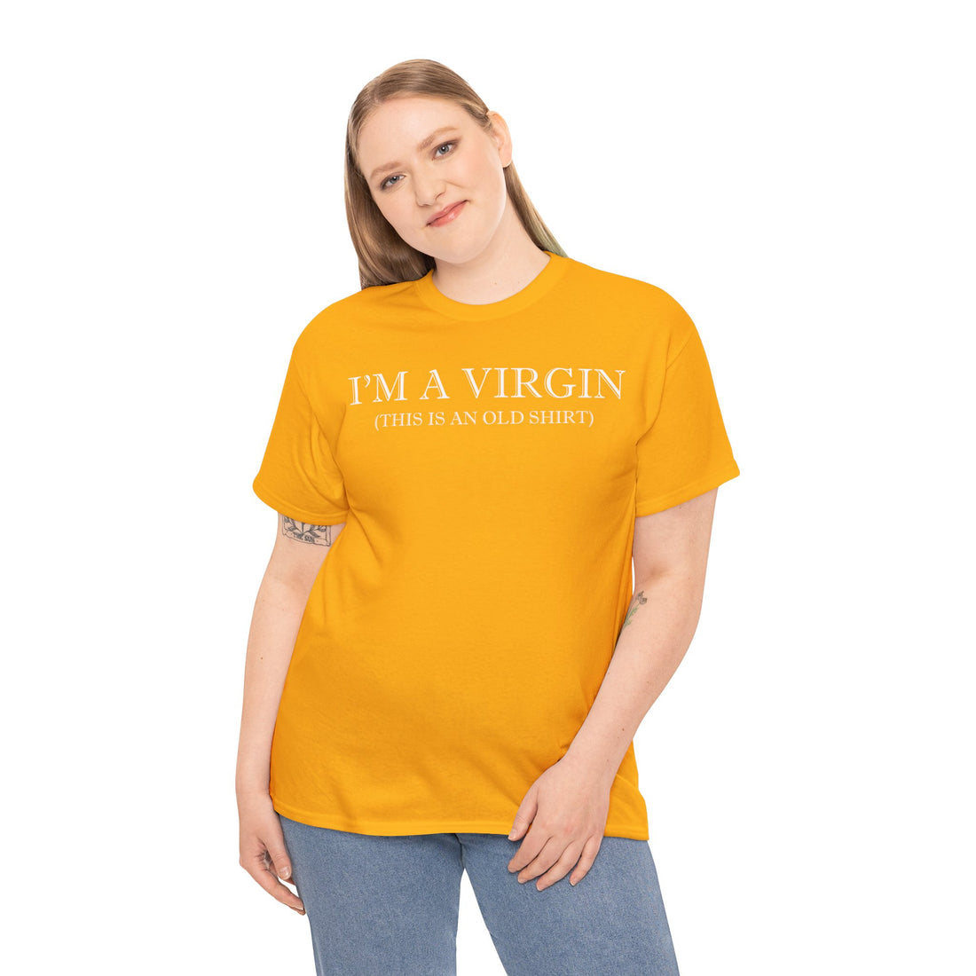 I'M Virgin This Is An Old Shirts Unisex Heavy Cotton Tee