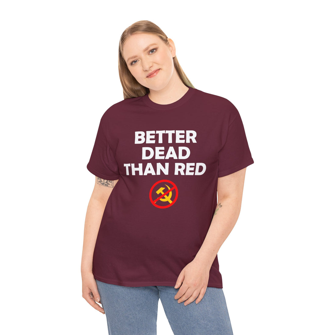 Better Dead Than Red Unisex Heavy Cotton Tee