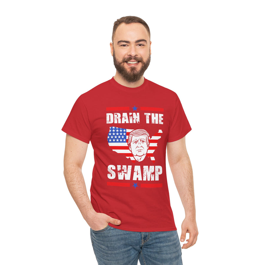 Drain The Swamp Unisex Heavy Cotton Tee