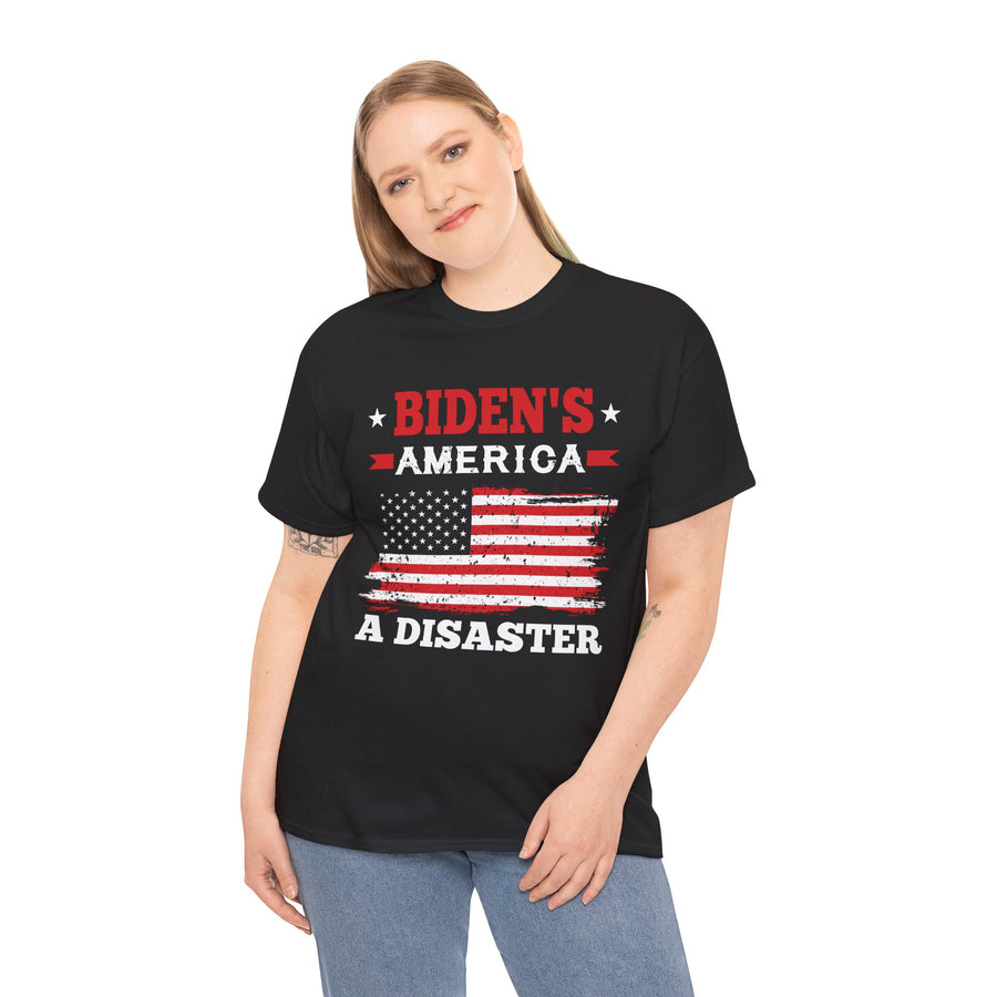 Biden's America A Disaster Unisex Heavy Cotton Tee