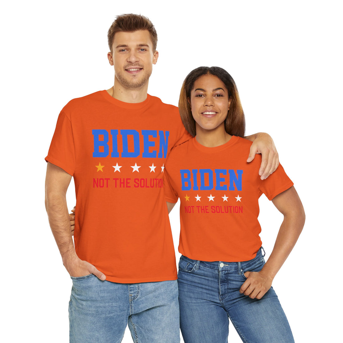 Biden Not The Solution Unisex Heavy Cotton Tee