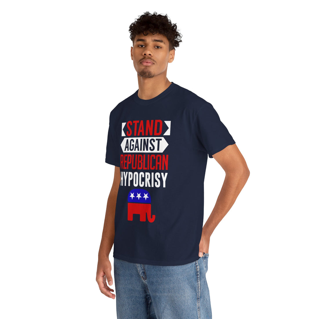 Stand Against Republican Hypocrisy Unisex Heavy Cotton Tee