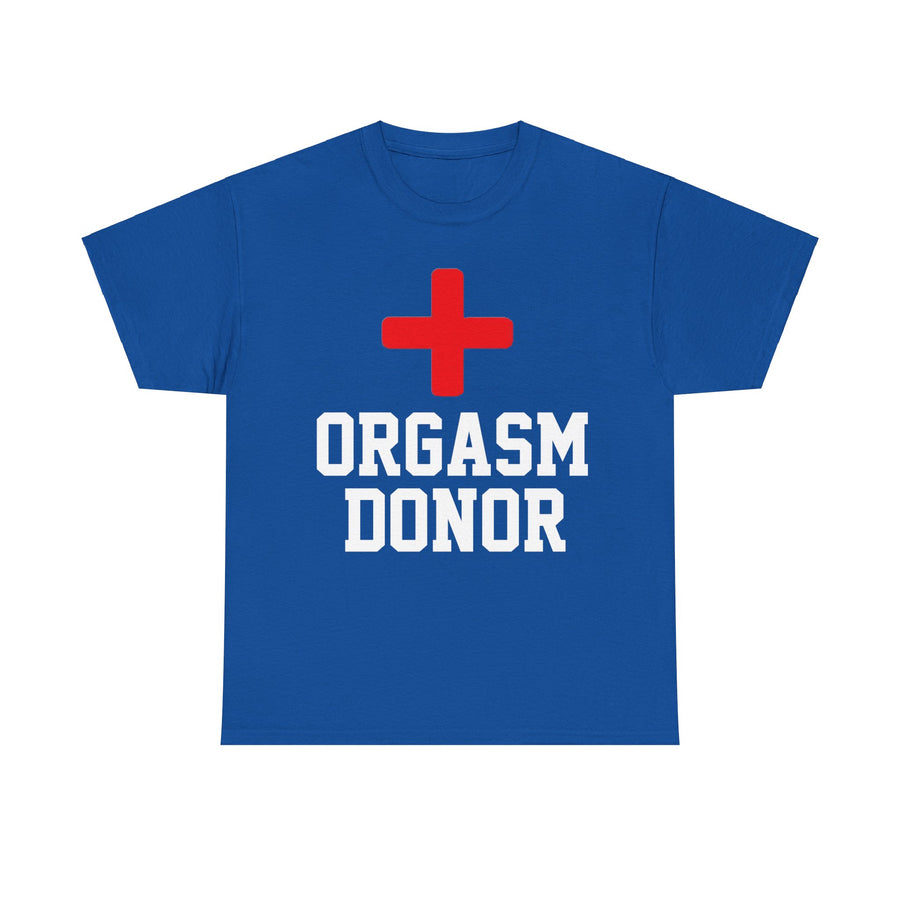 Orgasm Donor Unisex Heavy Cotton Tee