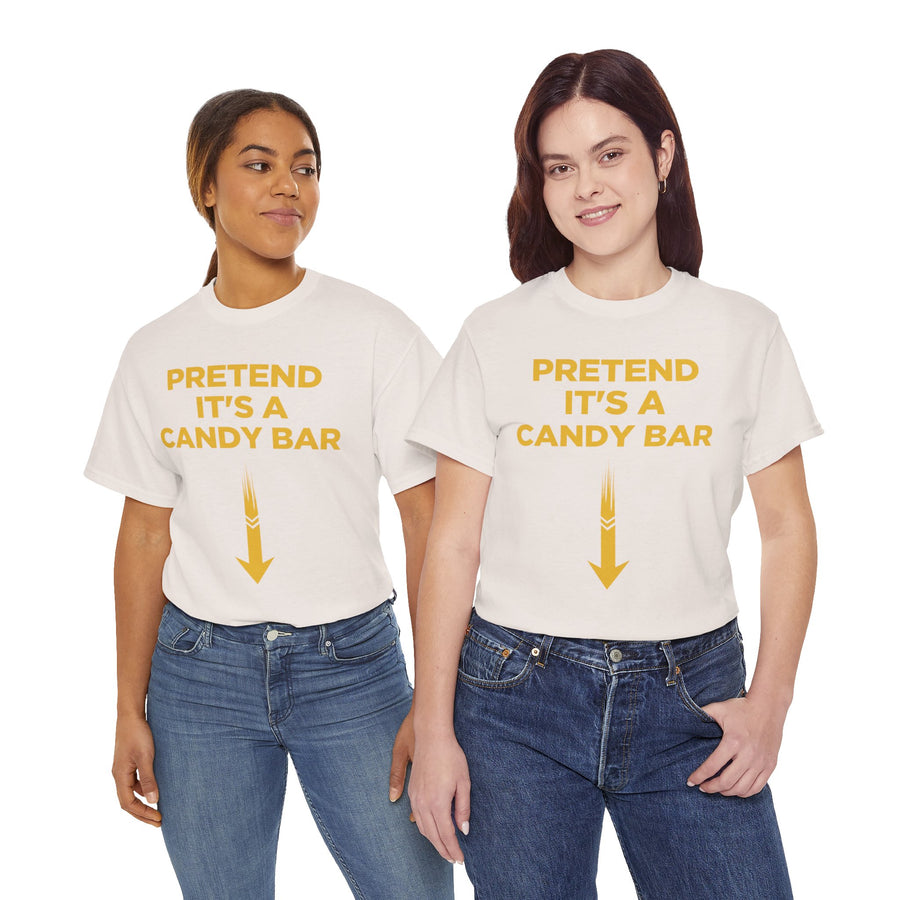 Pretend Its A Cany Bar Unisex Heavy Cotton Tee