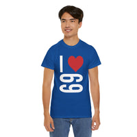 I Love 69 Unisex Heavy Cotton Tee