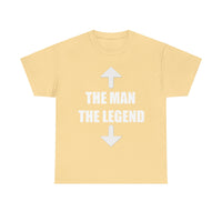 The Man The Legend Unisex Heavy Cotton Tee