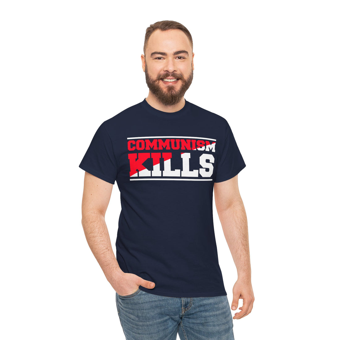 Communism Kills Unisex Heavy Cotton Tee