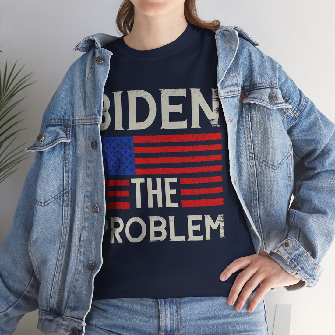 Biden The Problem Unisex Heavy Cotton Tee