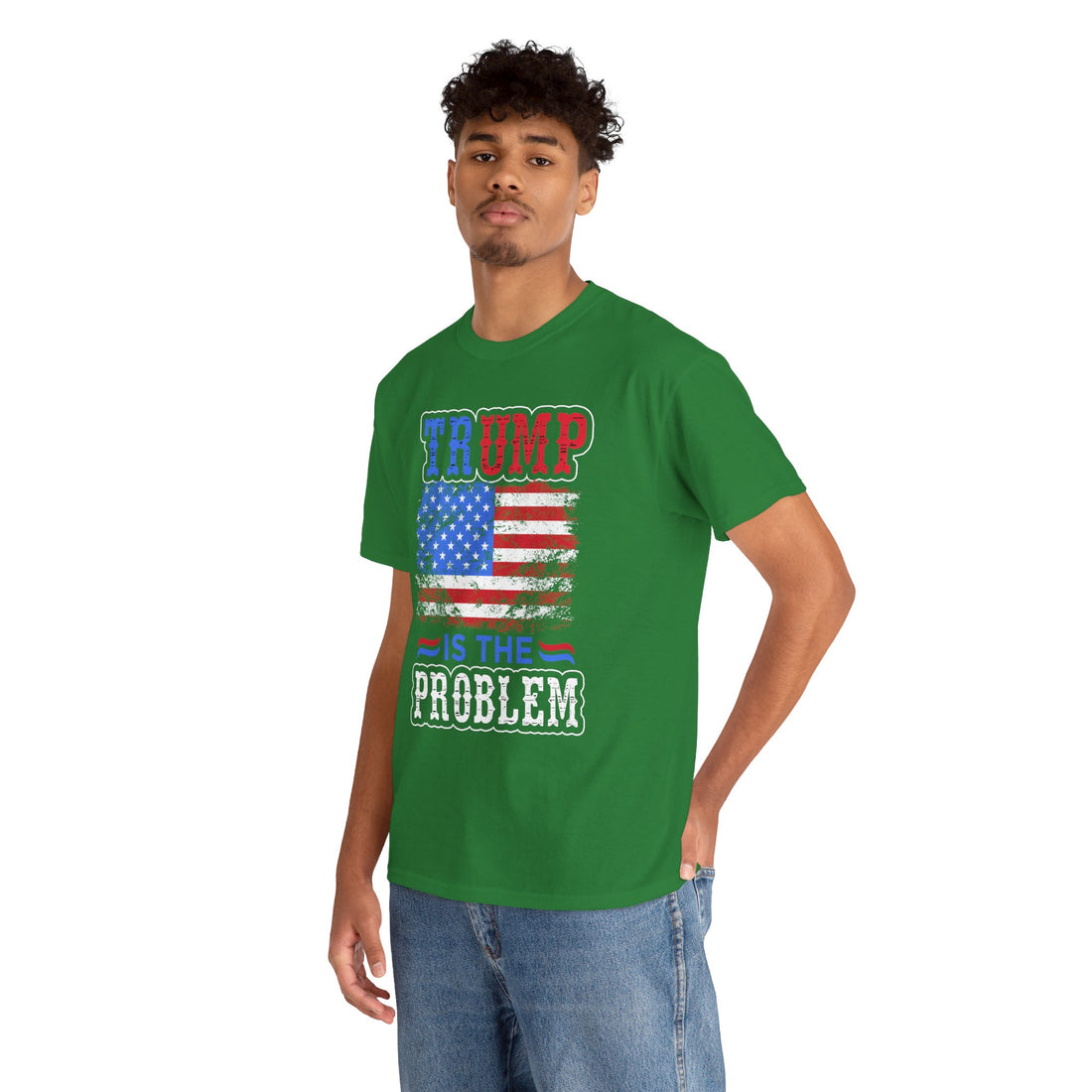 Trump Is The Problem Unisex Heavy Cotton Tee