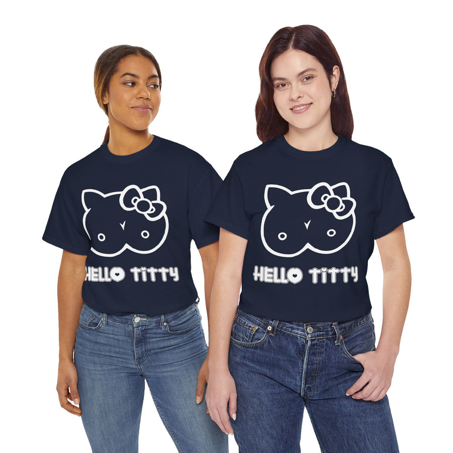 Hello Titty Unisex Heavy Cotton Tee