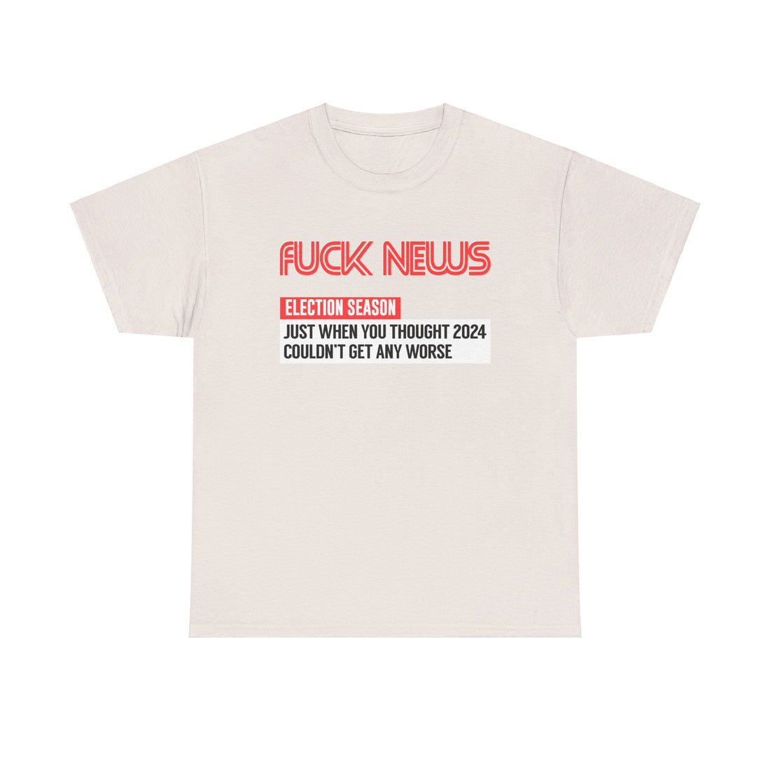 Fuck News Unisex Heavy Cotton Tee