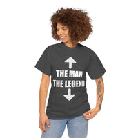 The Man The Legend Unisex Heavy Cotton Tee