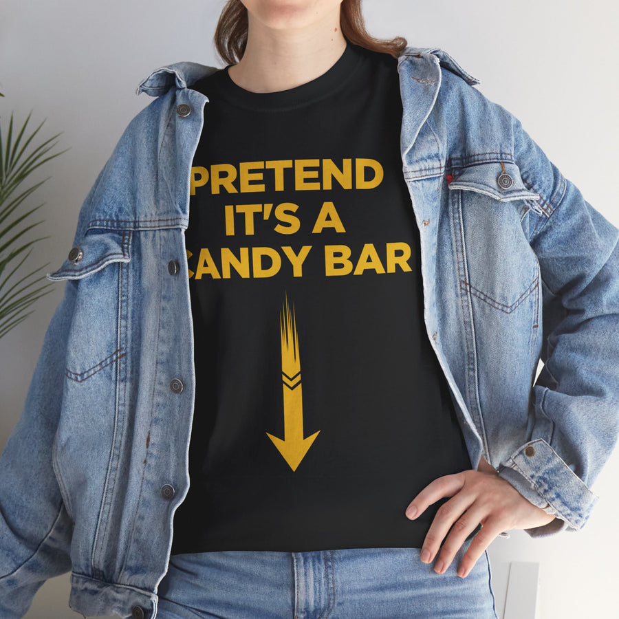 Pretend Its A Cany Bar Unisex Heavy Cotton Tee