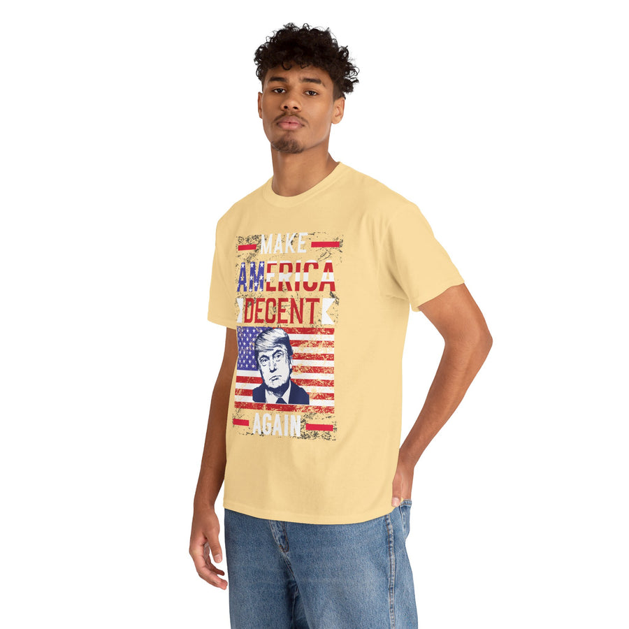 Make America Decent Again Unisex Heavy Cotton Tee