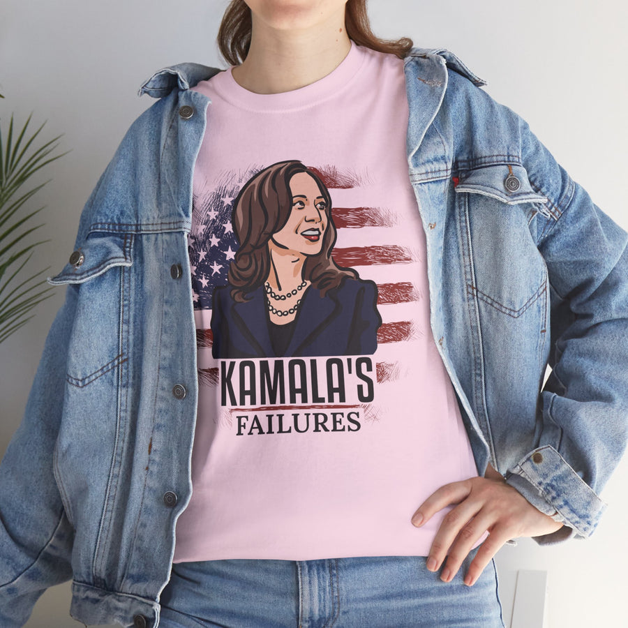 Kamala's Failures Unisex Heavy Cotton Tee