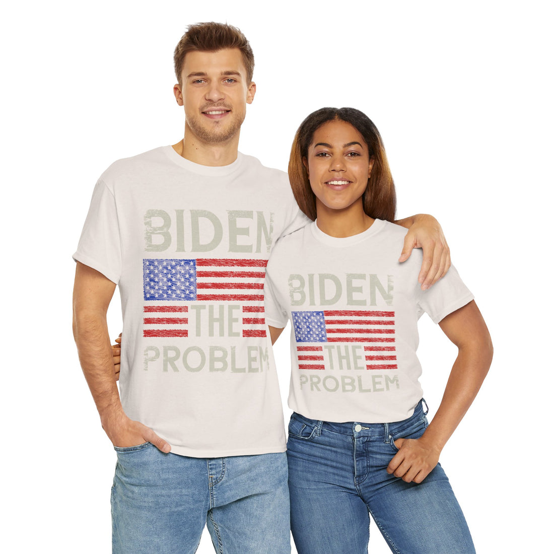 Biden The Problem Unisex Heavy Cotton Tee