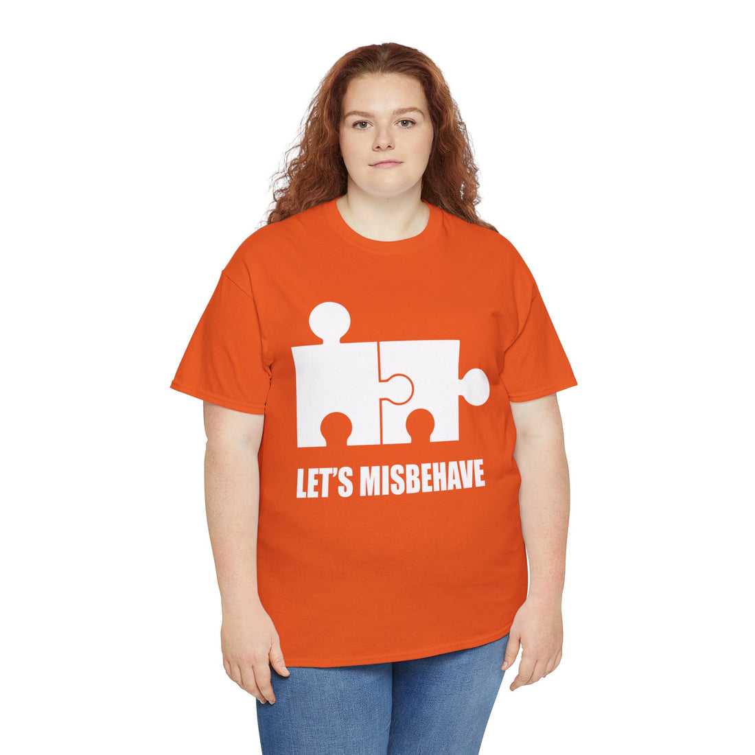 Let's Misbehave Unisex Heavy Cotton Tee