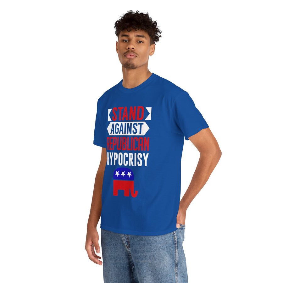 Stand Against Republican Hypocrisy Unisex Heavy Cotton Tee