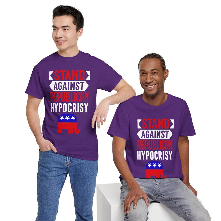 Stand Against Republican Hypocrisy Unisex Heavy Cotton Tee