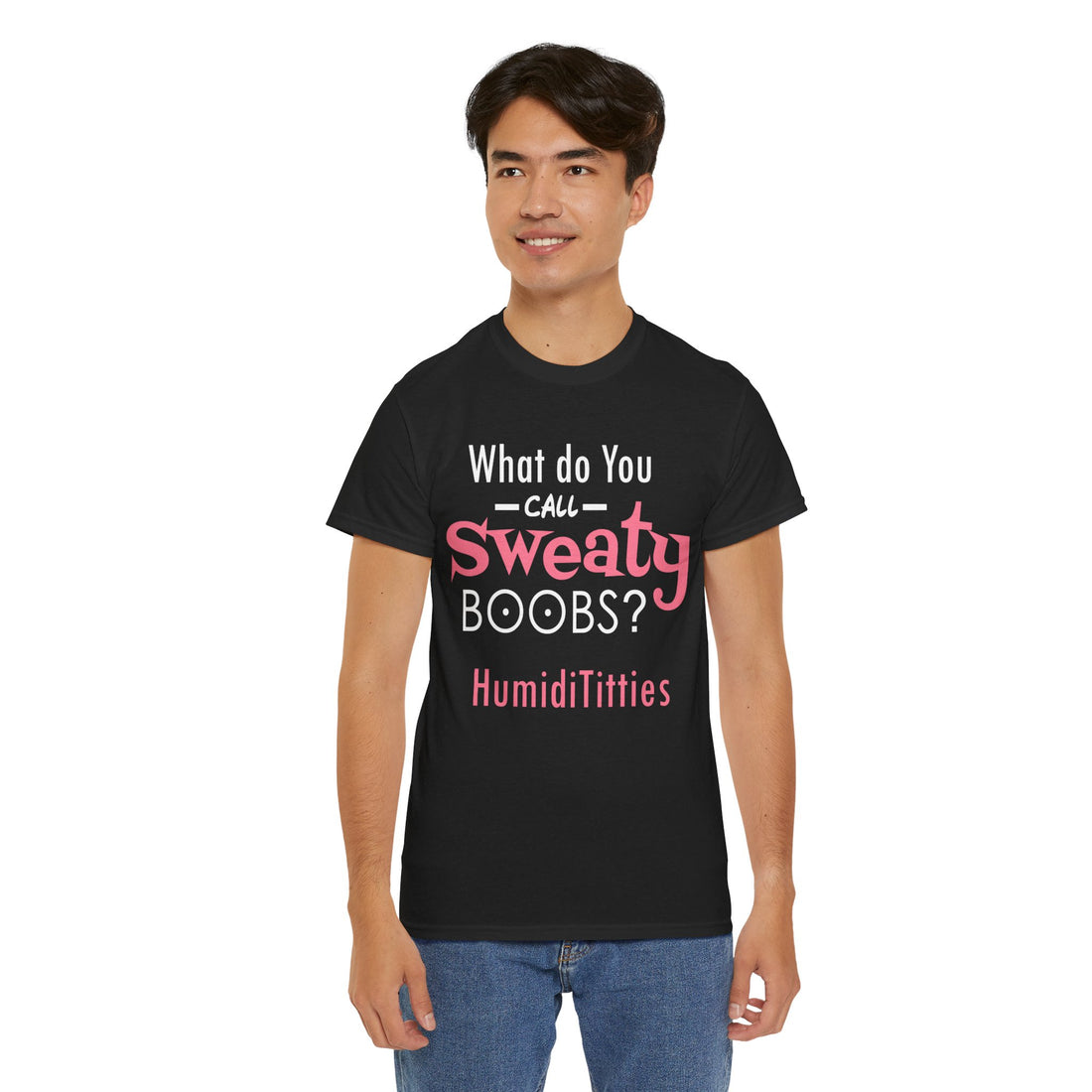 What Do You Call Sweaty Boobs Unisex Heavy Cotton Tee