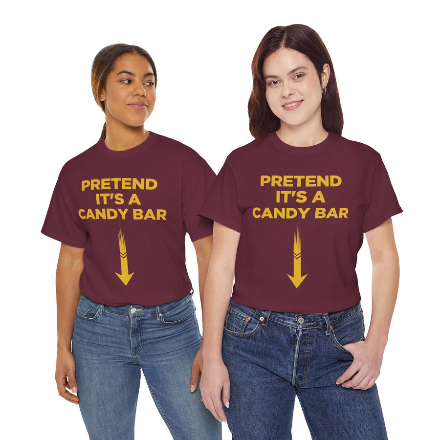 Pretend Its A Cany Bar Unisex Heavy Cotton Tee