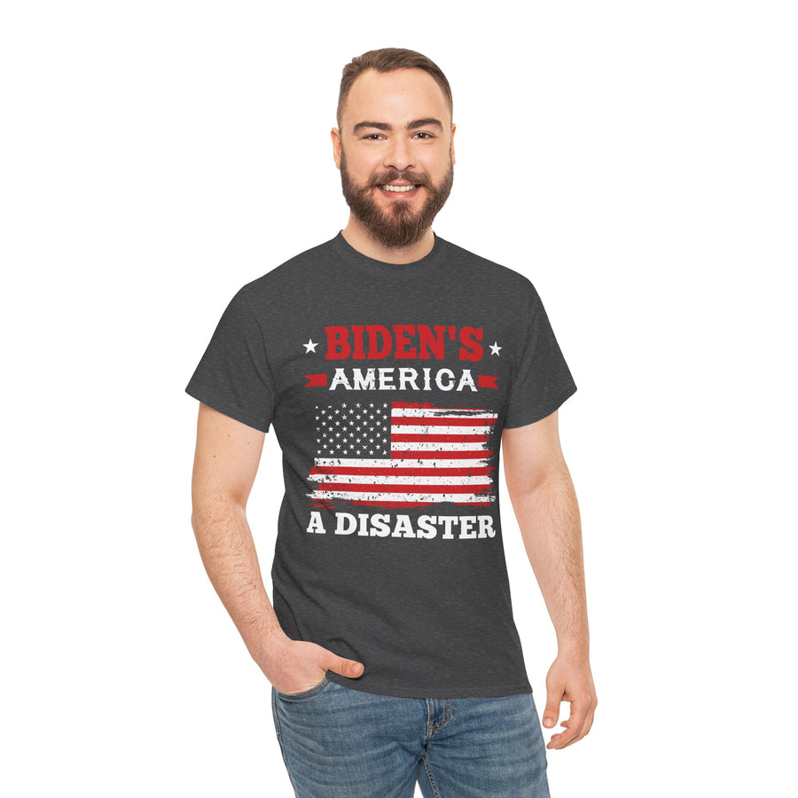 Biden's America A Disaster Unisex Heavy Cotton Tee