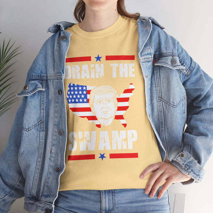 Drain The Swamp Unisex Heavy Cotton Tee