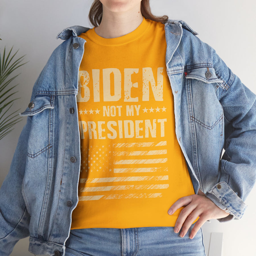 Biden Not My President Unisex Heavy Cotton Tee