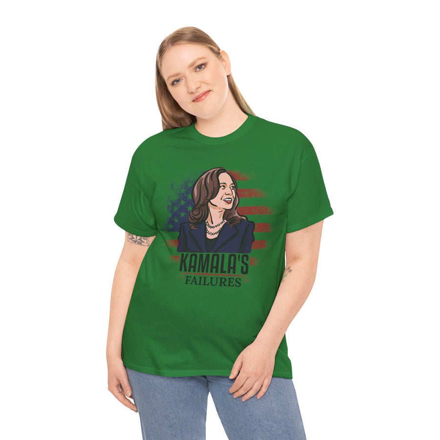 Kamala's Failures Unisex Heavy Cotton Tee