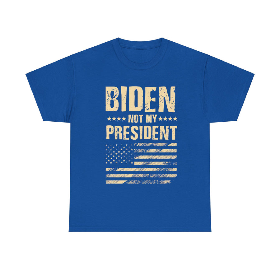 Biden Not My President Unisex Heavy Cotton Tee