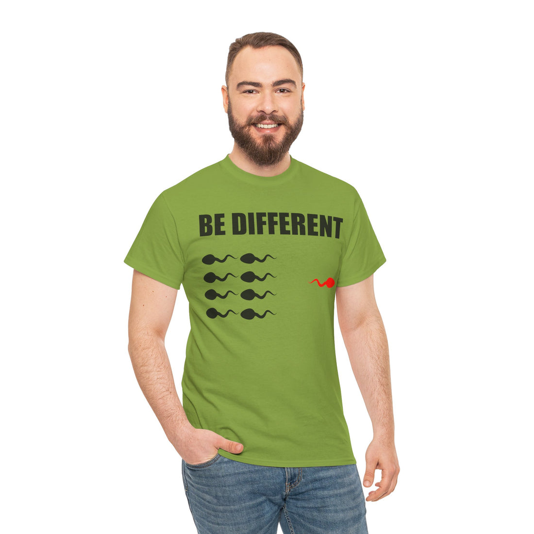 Be Different Unisex Heavy Cotton Tee