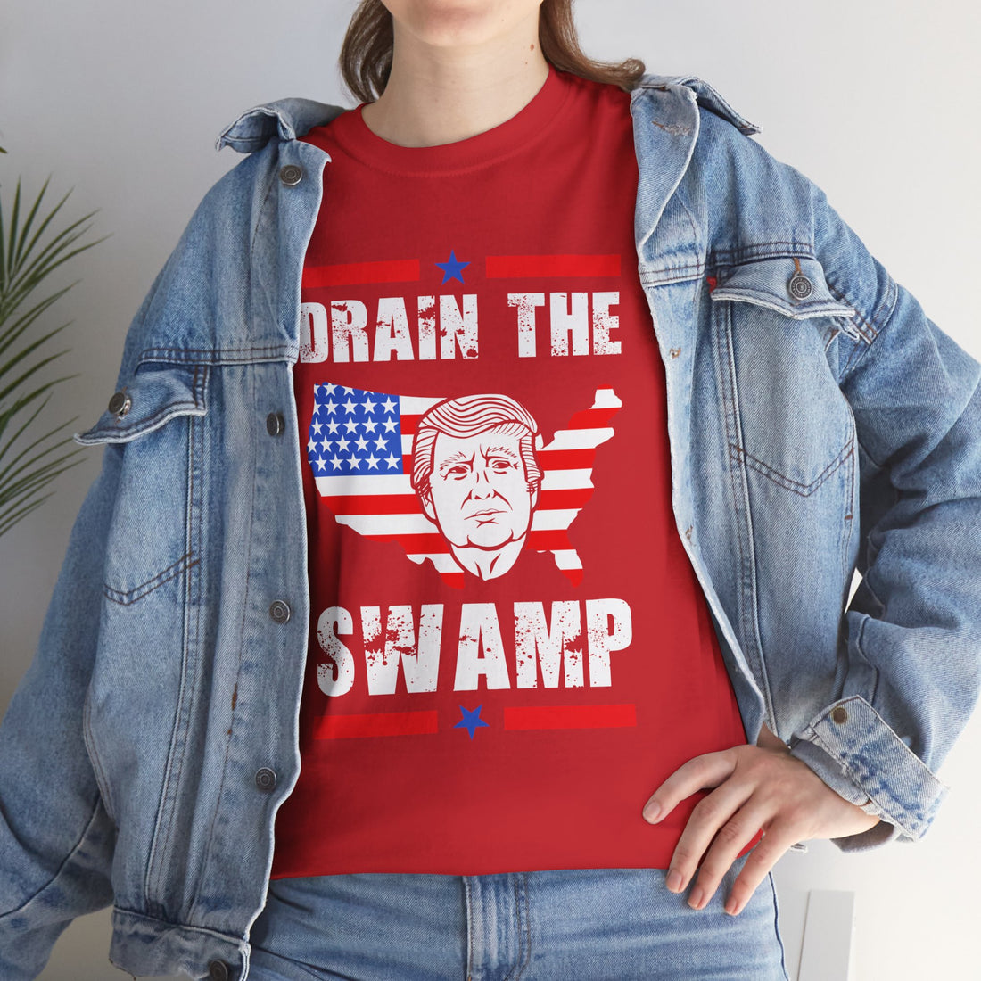 Drain The Swamp Unisex Heavy Cotton Tee