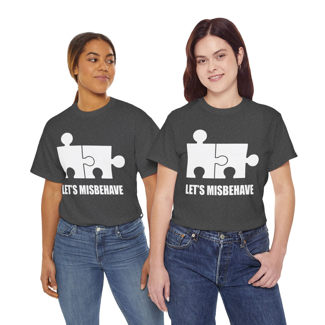 Let's Misbehave Unisex Heavy Cotton Tee