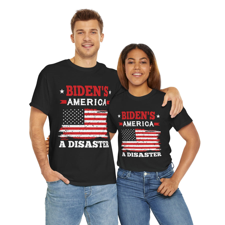 Biden's America A Disaster Unisex Heavy Cotton Tee