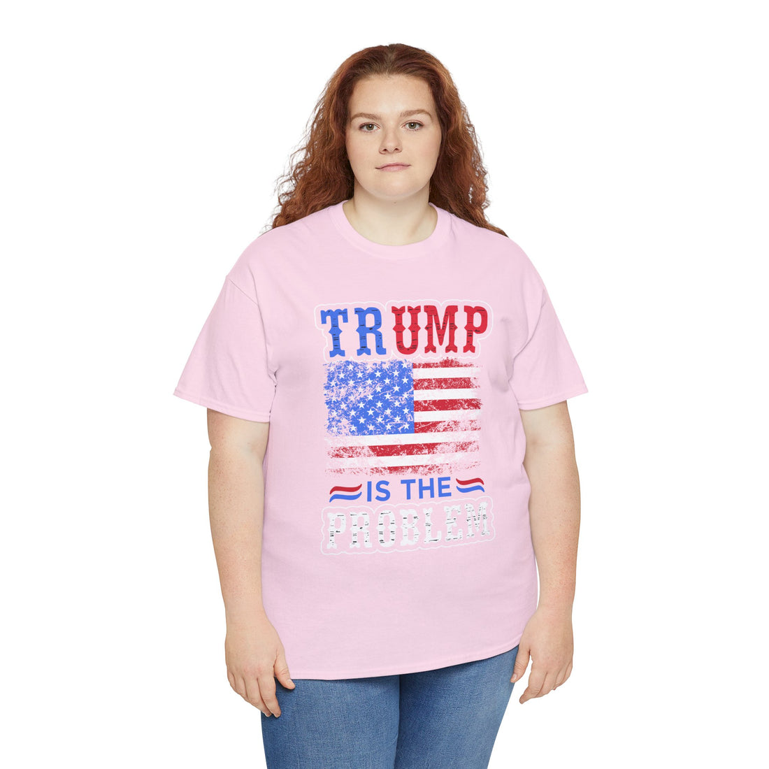 Trump Is The Problem Unisex Heavy Cotton Tee