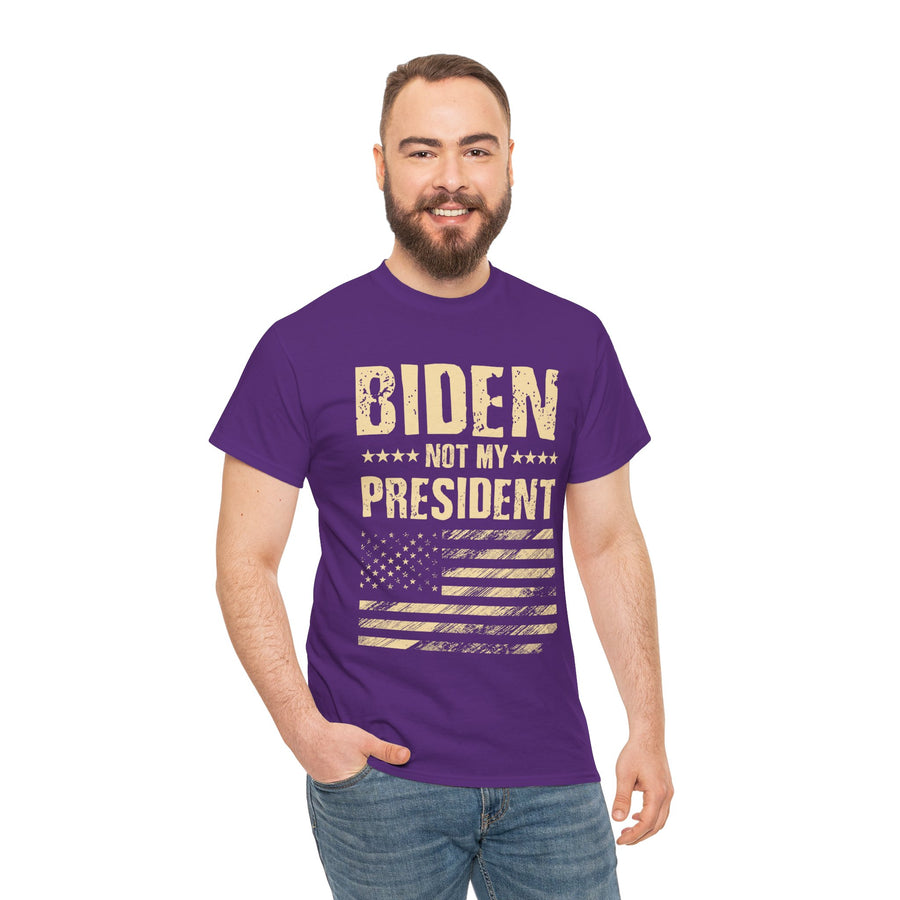 Biden Not My President Unisex Heavy Cotton Tee